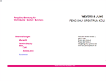 Tablet Screenshot of feng-shui-spektrum.de